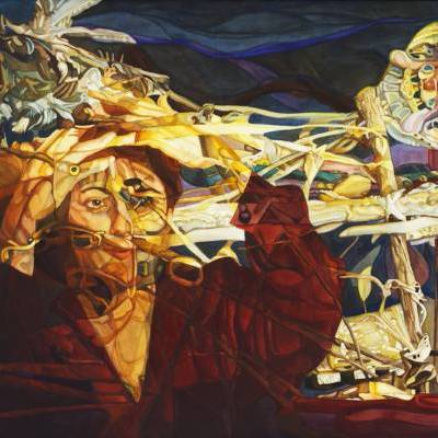 Gorgona with Mask and Bird, 1998